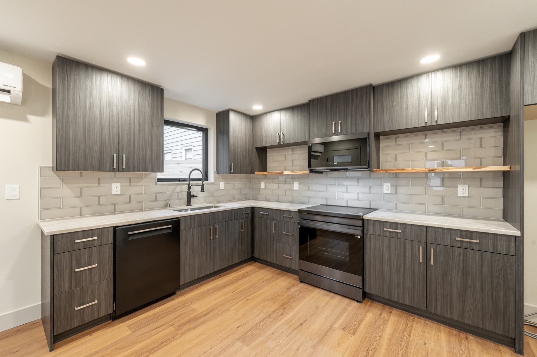 Newly added living space in a home built by DIGS Construction in the Seattle area