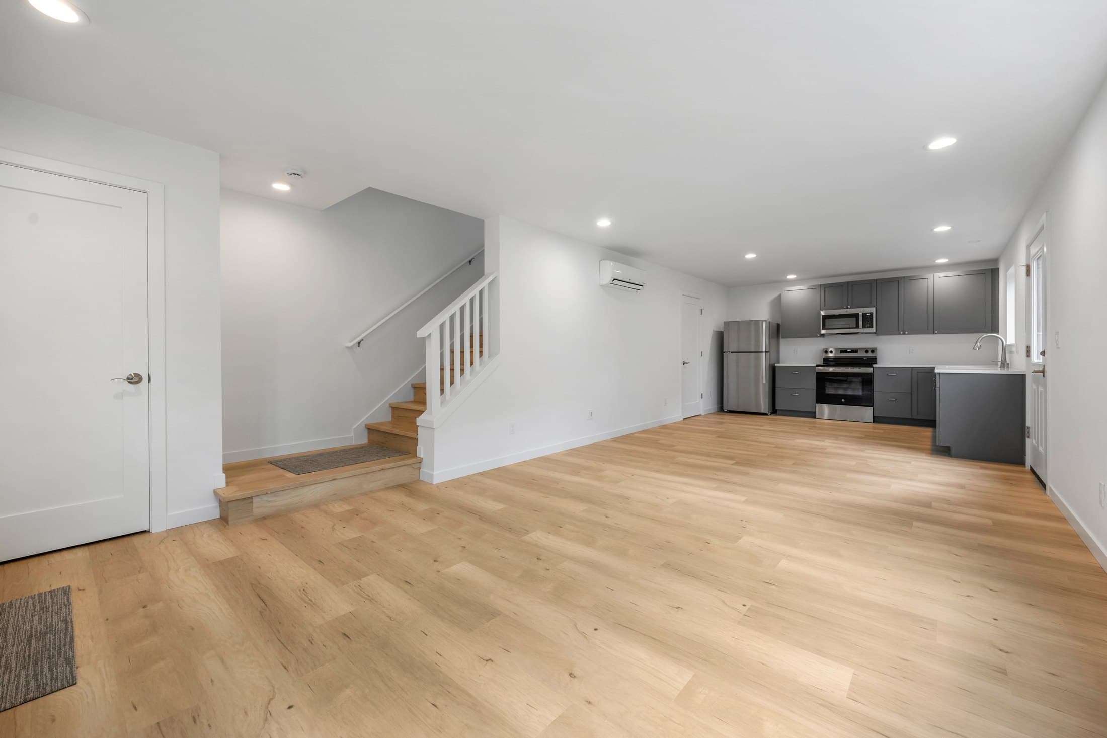 Open-plan kitchen and living space in a DIGS Construction accessory dwelling unit