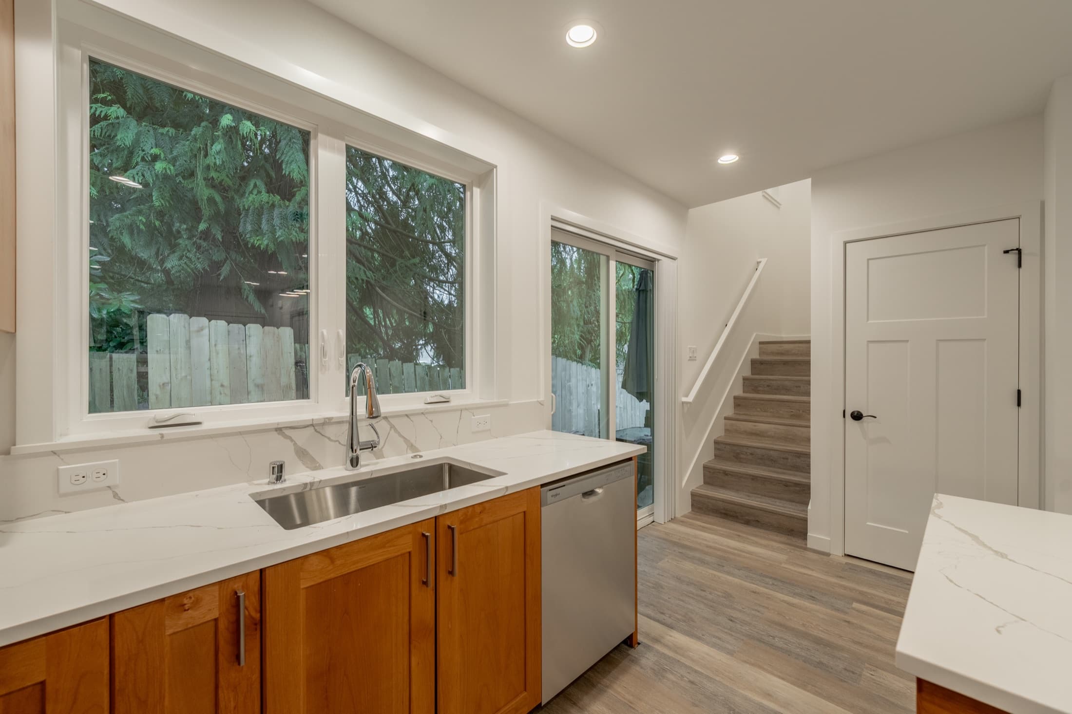 Move-in-ready kitchen inside a rentable ADU built by DIGS Construction in the Seattle area