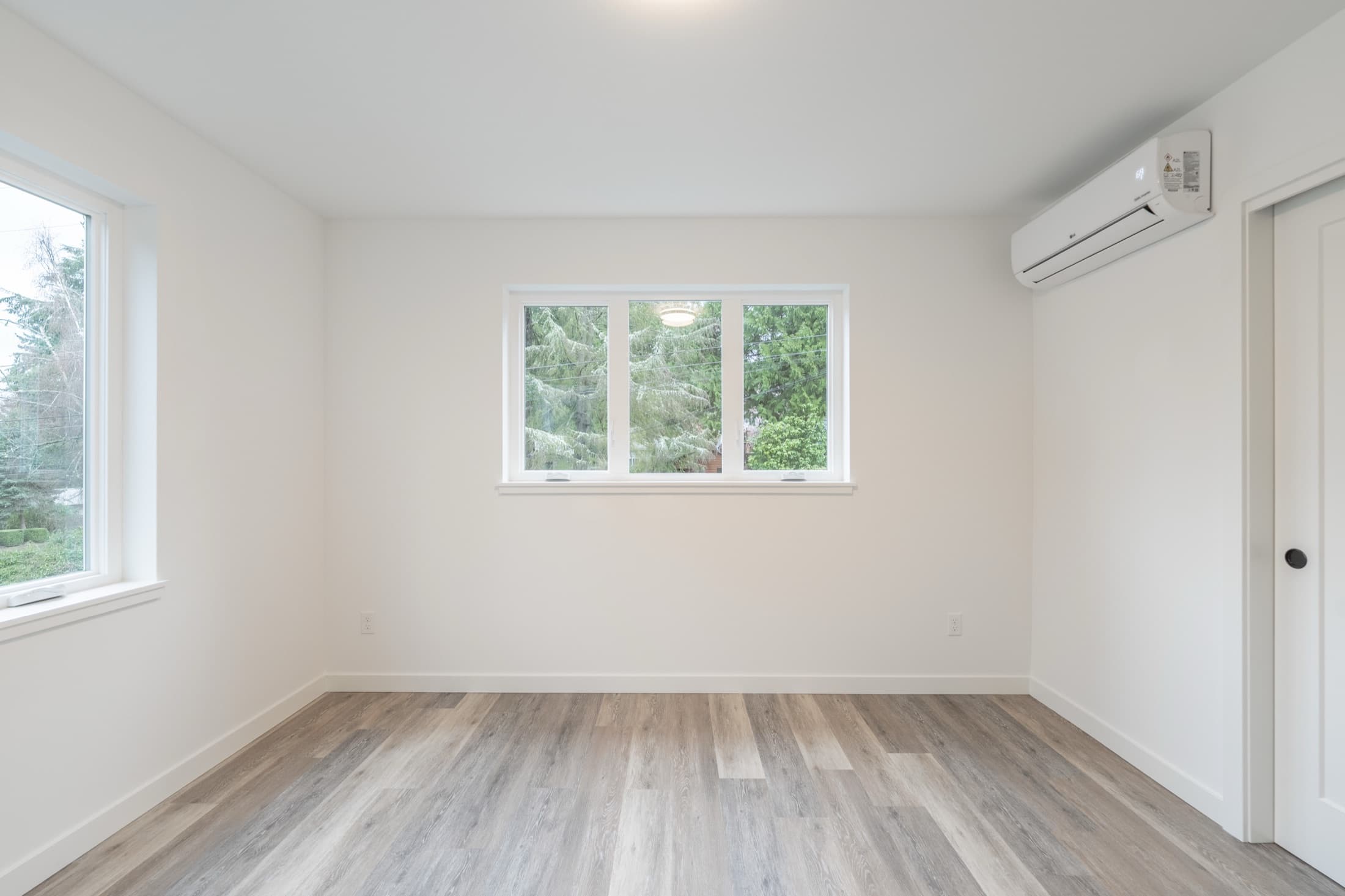Finished living space inside a completed DIGS Construction accessory dwelling unit in the Seattle area