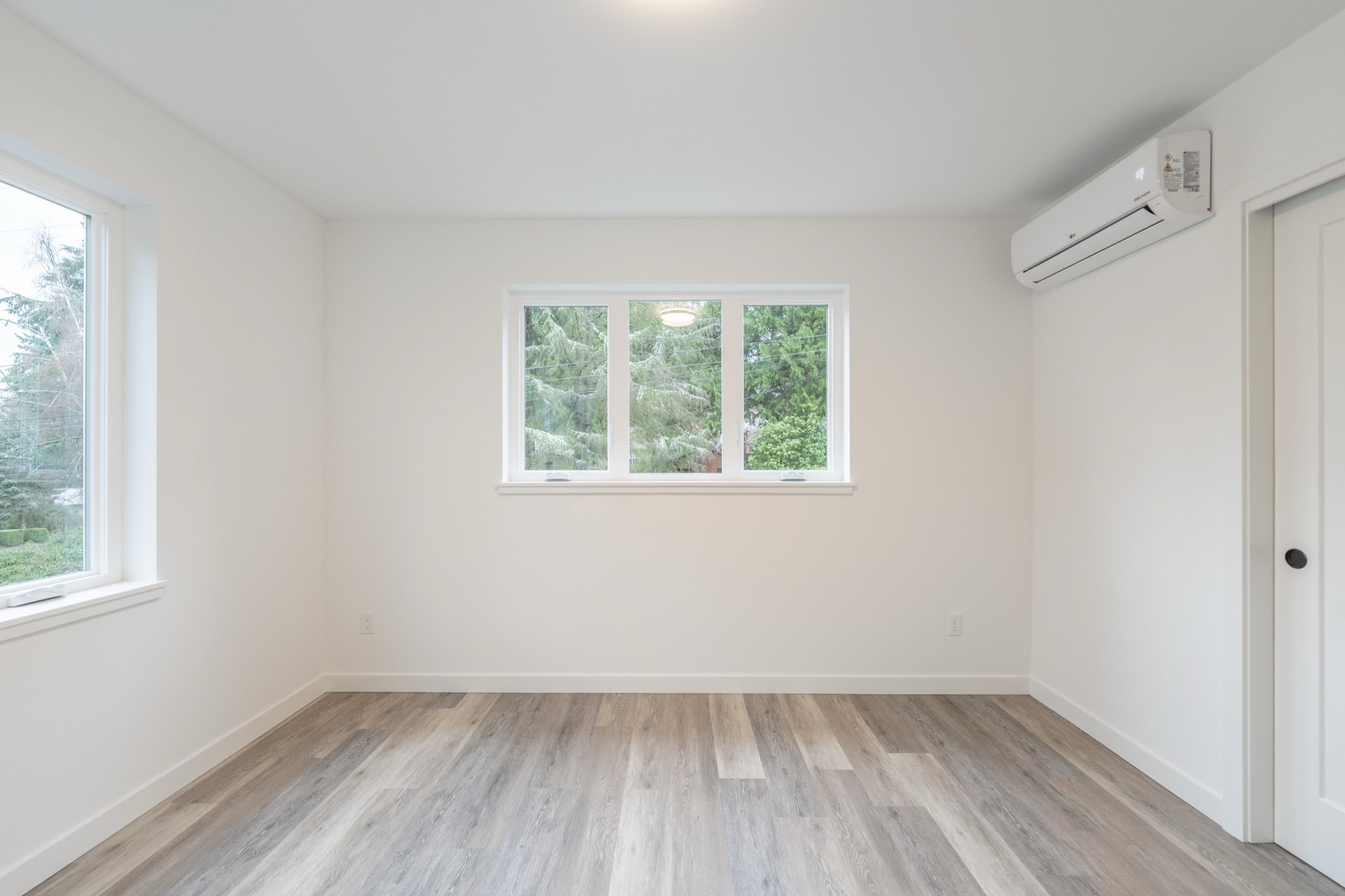 Finished living space inside a completed DIGS Construction accessory dwelling unit in the Seattle area