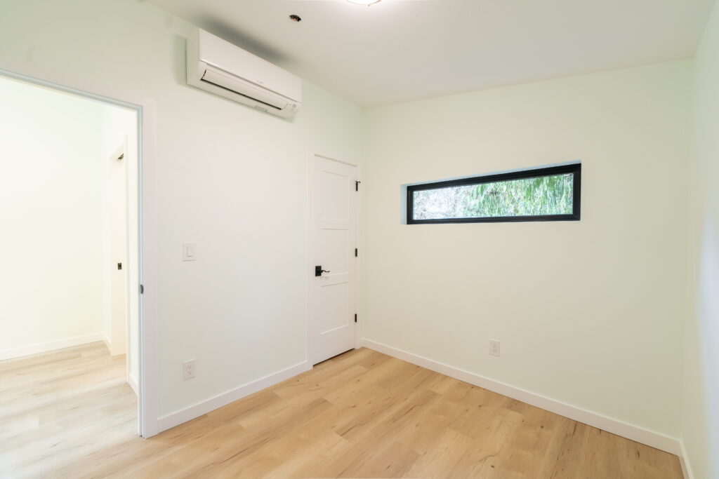 ADU Seattle WA Bedroom AC Unit window