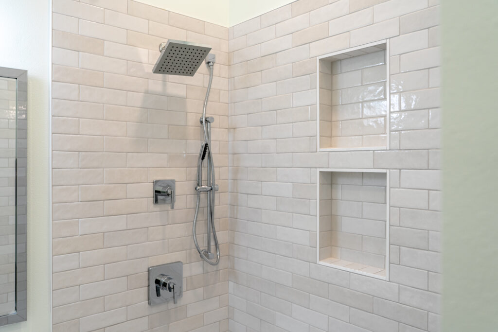shower in bathroom